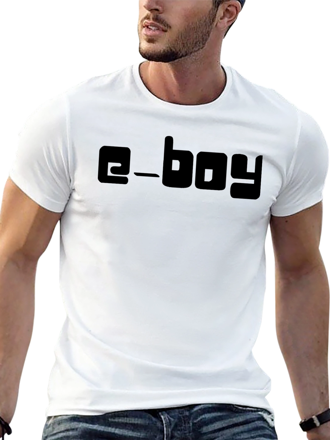 E-Boy Trendy Black T-Shirt - Unisex Design