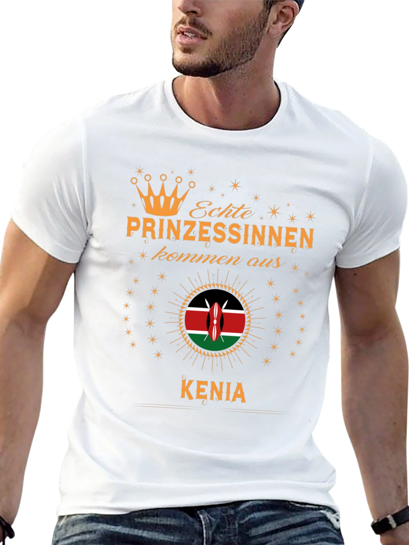 Kenyan Princess T-Shirt - Black Graphic Tee
