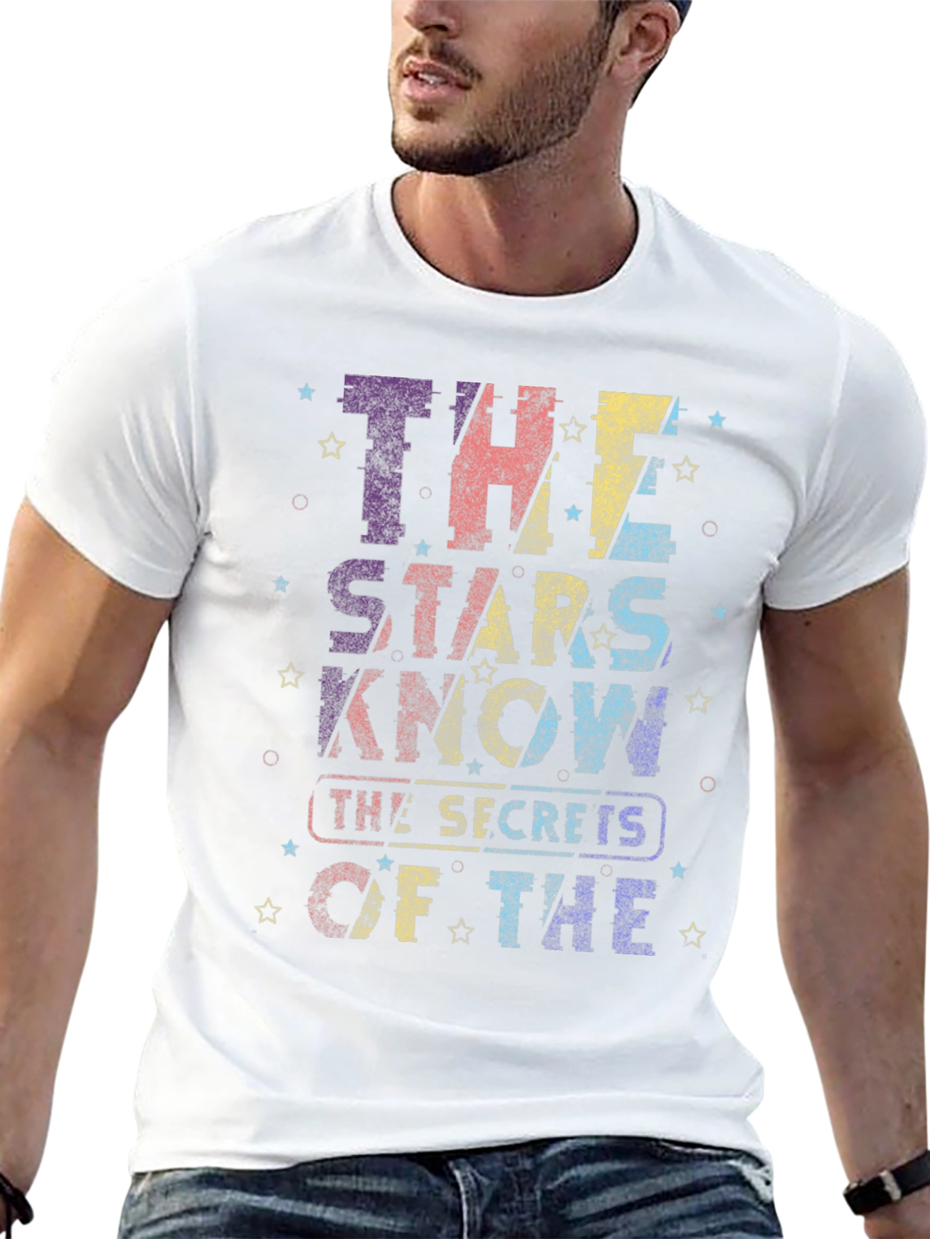 The Stars Know Mens Graphic T-Shirt