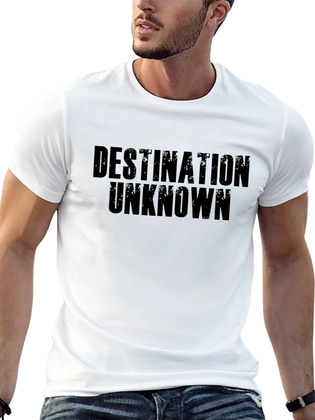 Destination Unknown Graphic T-Shirt - Black