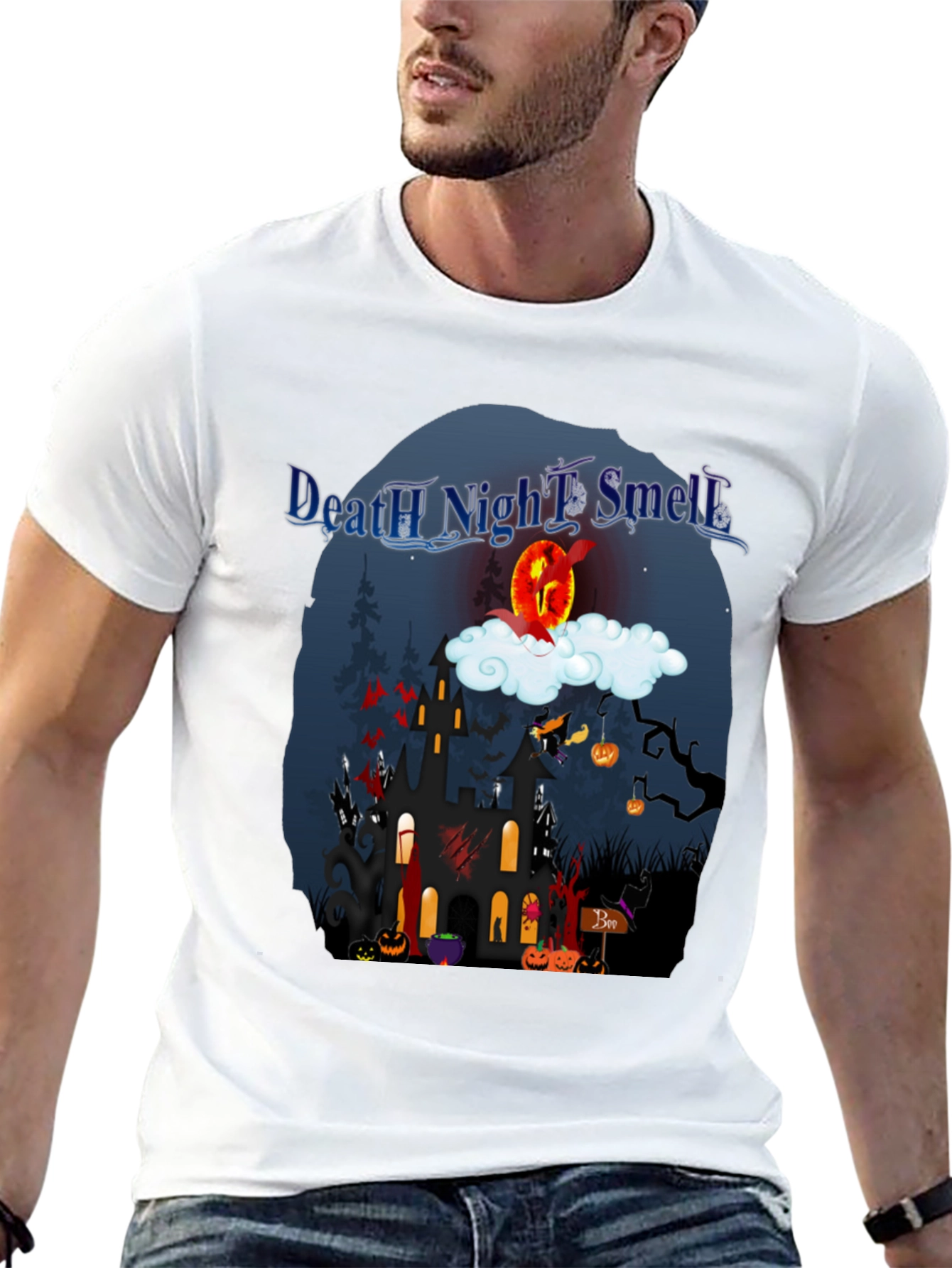 Death Night Smell T-Shirt Halloween Graphic Tee
