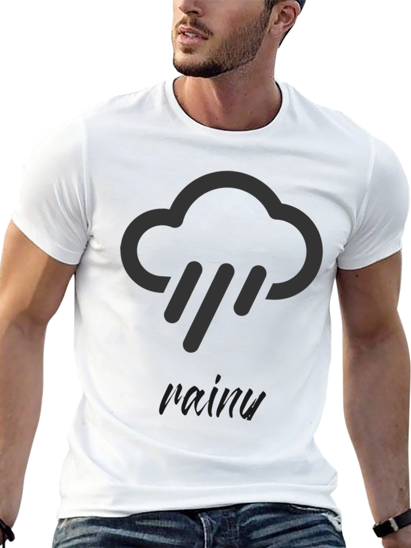 Rainy Day Cloud Graphic T-Shirt
