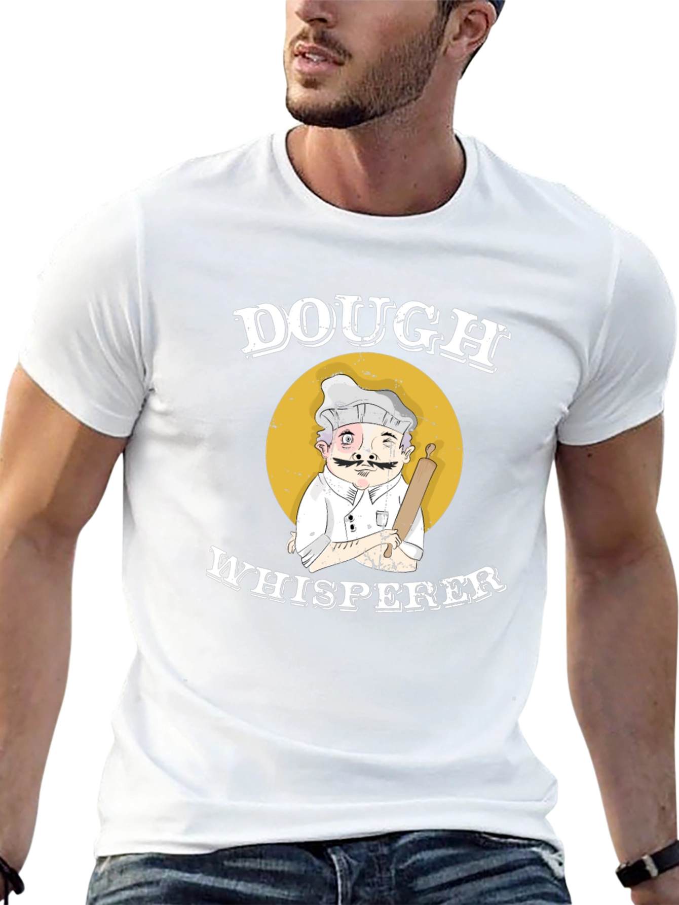 Dough Whisperer Graphic Tee - Baker Humor T-Shirt