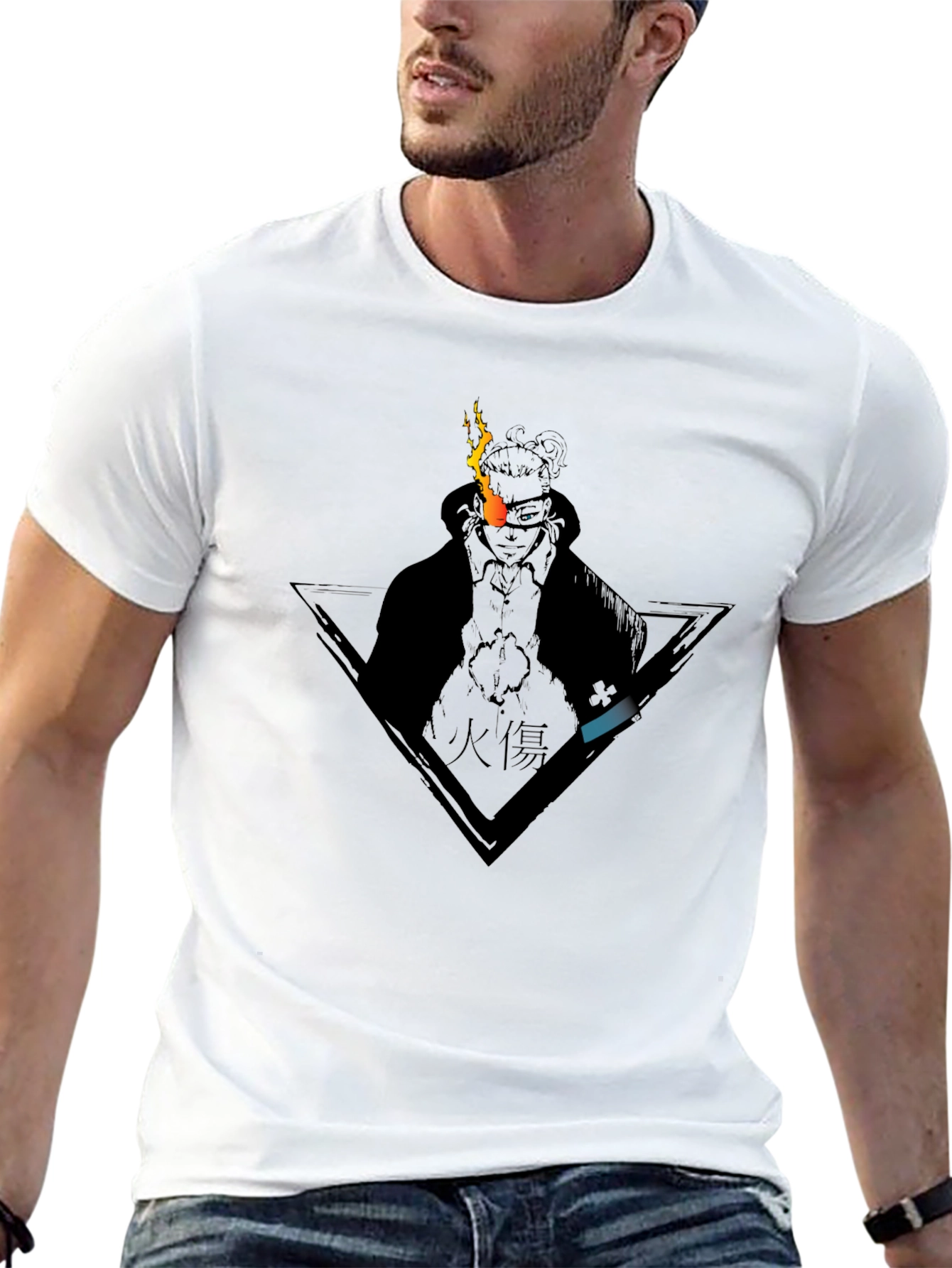 Anime Fire Force T-Shirt - Black Graphic Tee