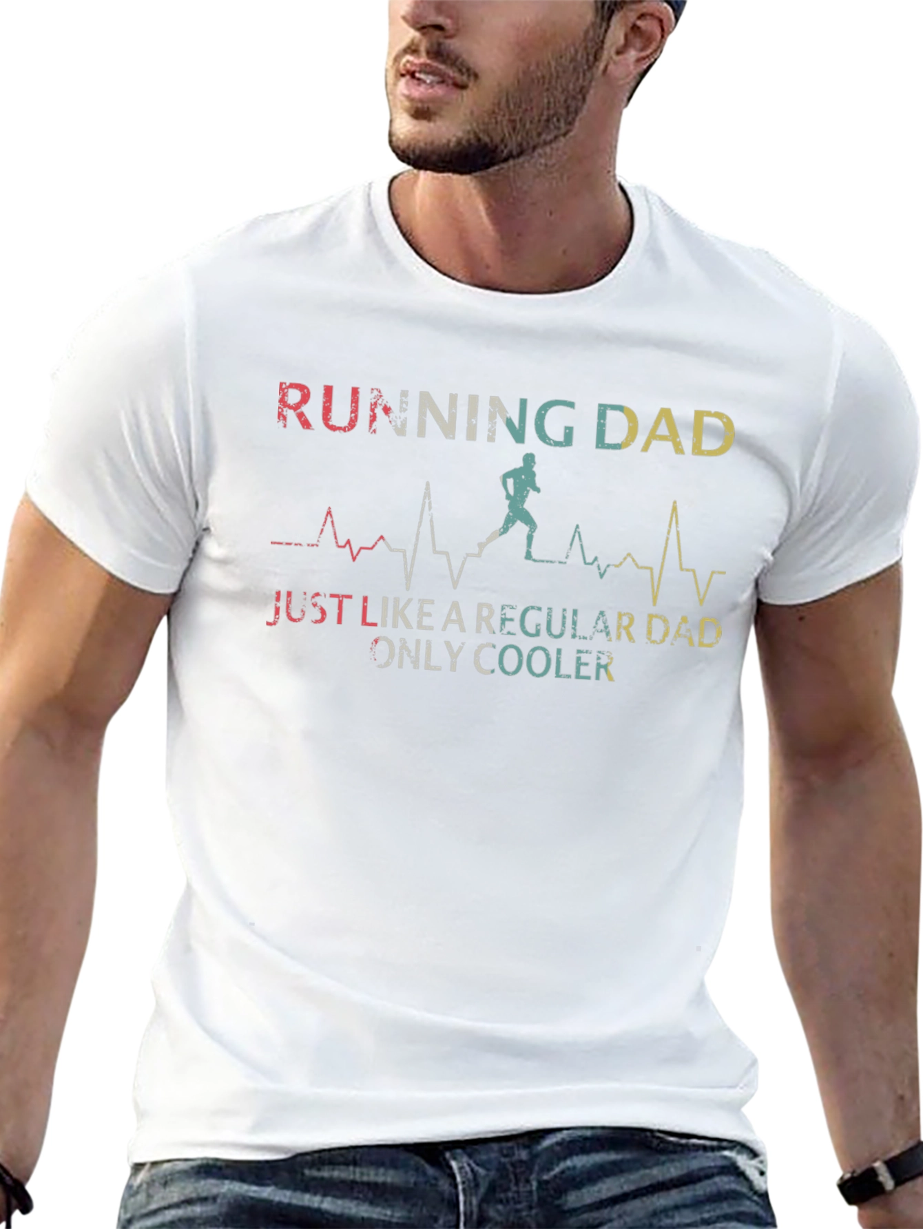 Running Dad T-Shirt - Cool Fathers Day Gift