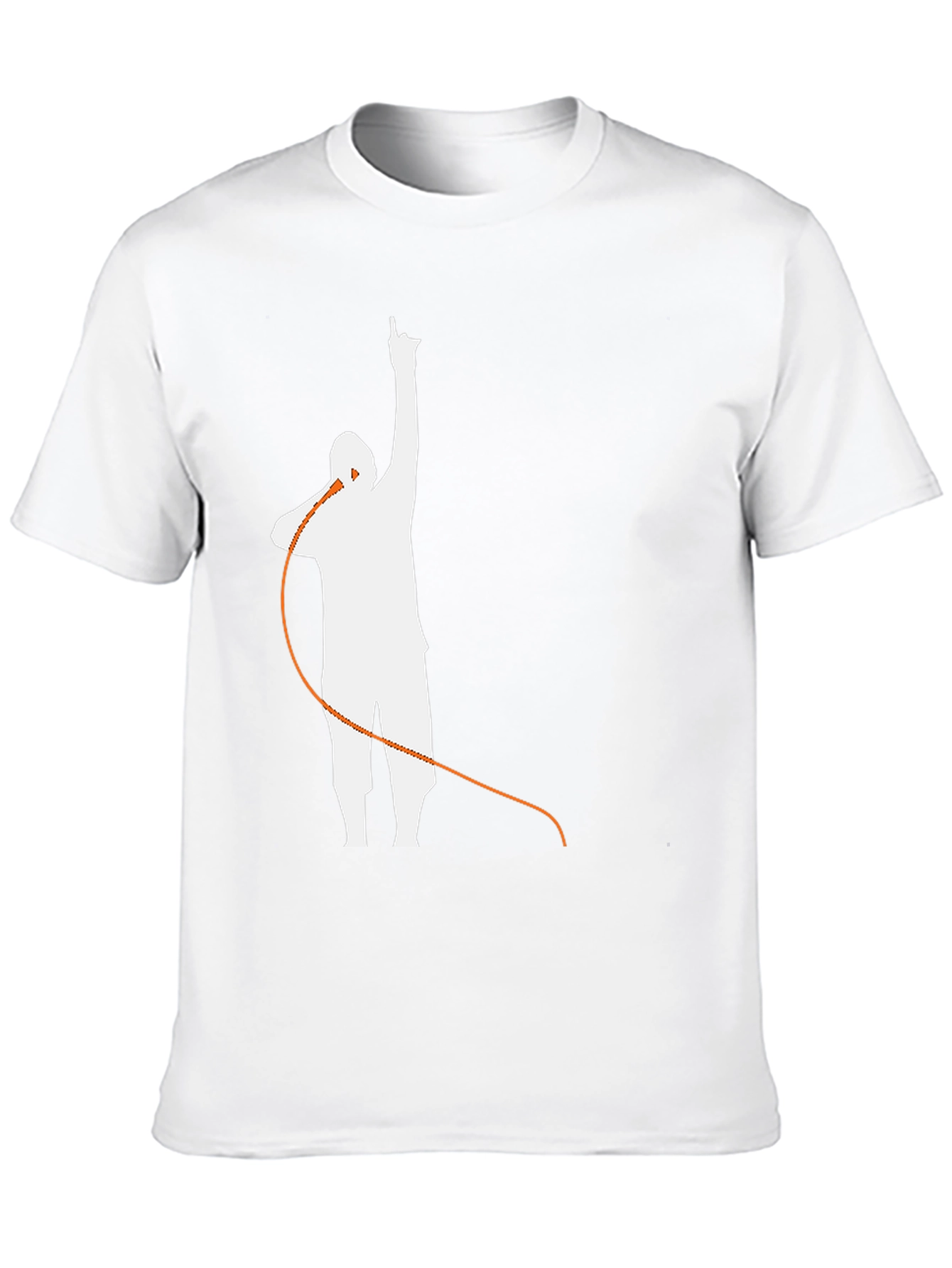 Retro Music Silhouette Graphic Tee