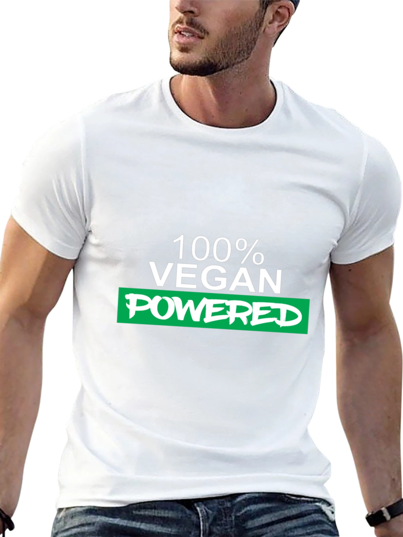 Vegan Powered Graphic Tee - Black
