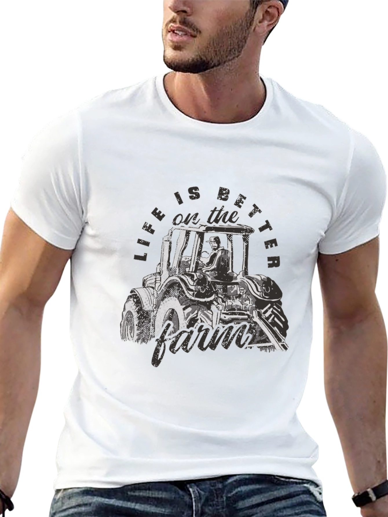 Life is Better on the Farm Black T-Shirt
