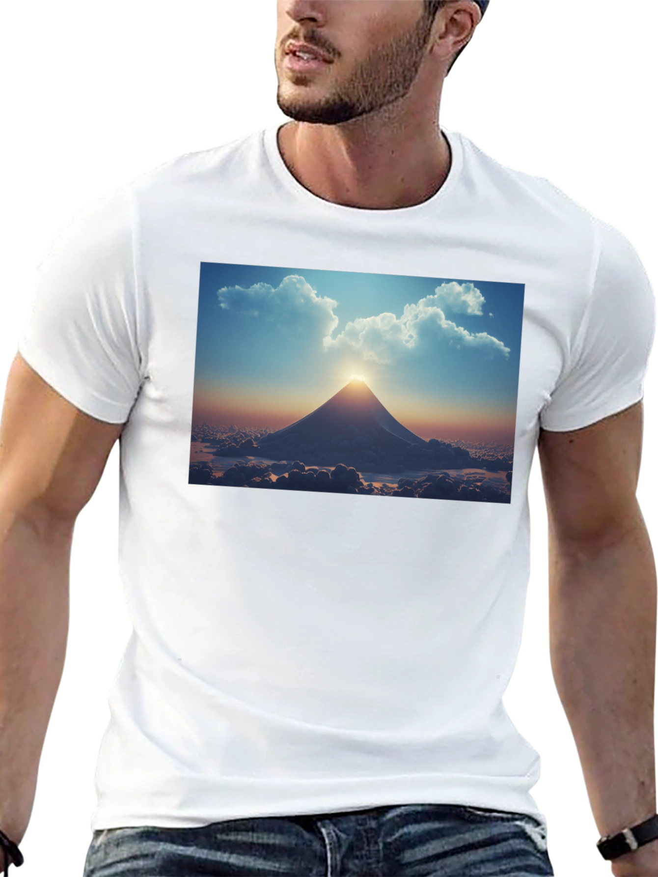 Mountain Peak Sunset Tee