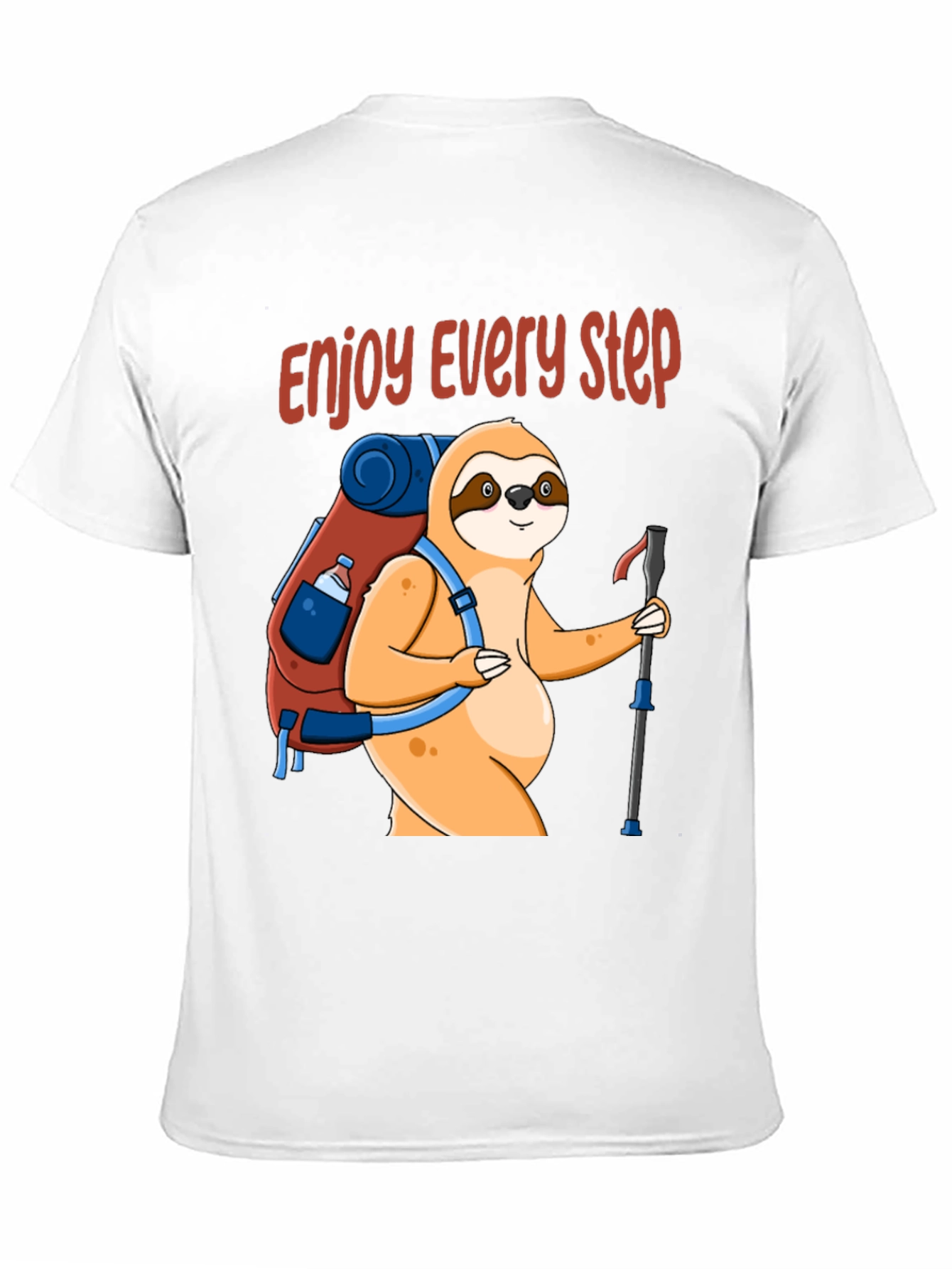 Enjoy Every Step Sloth Hiking T-Shirt