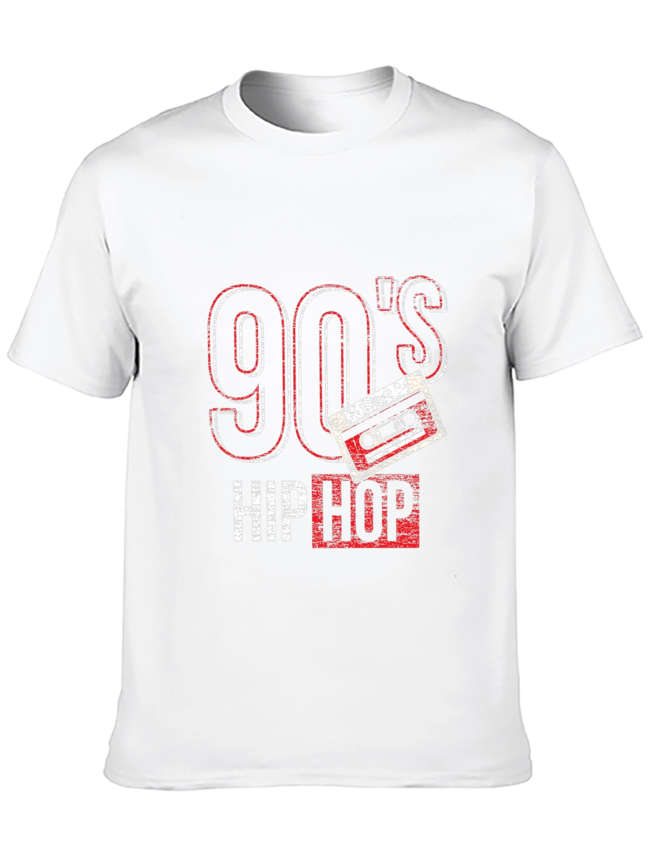 90s Hip Hop Cassette Graphic T-Shirt