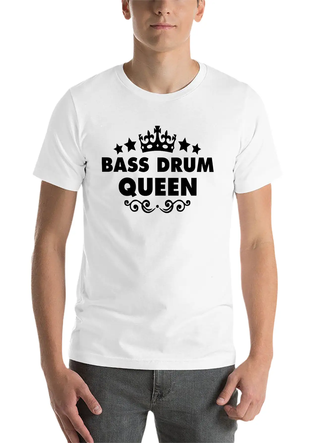 Bass Drum Queen 2015 Unisex Casual T-Shirt – Clean Design For Daily Comfort