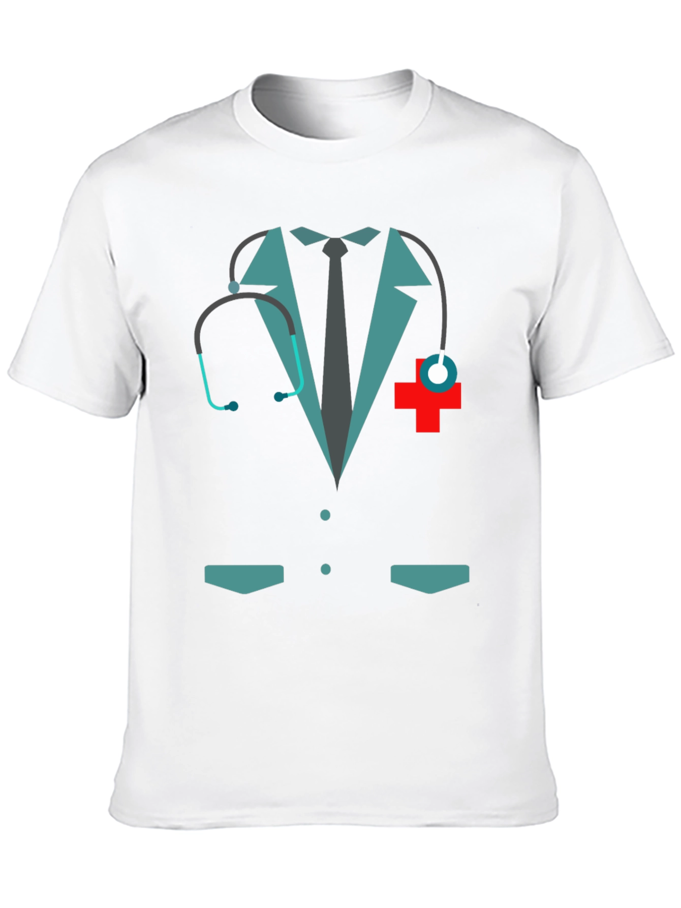 Doctor Costume Graphic Tee - Novelty Design