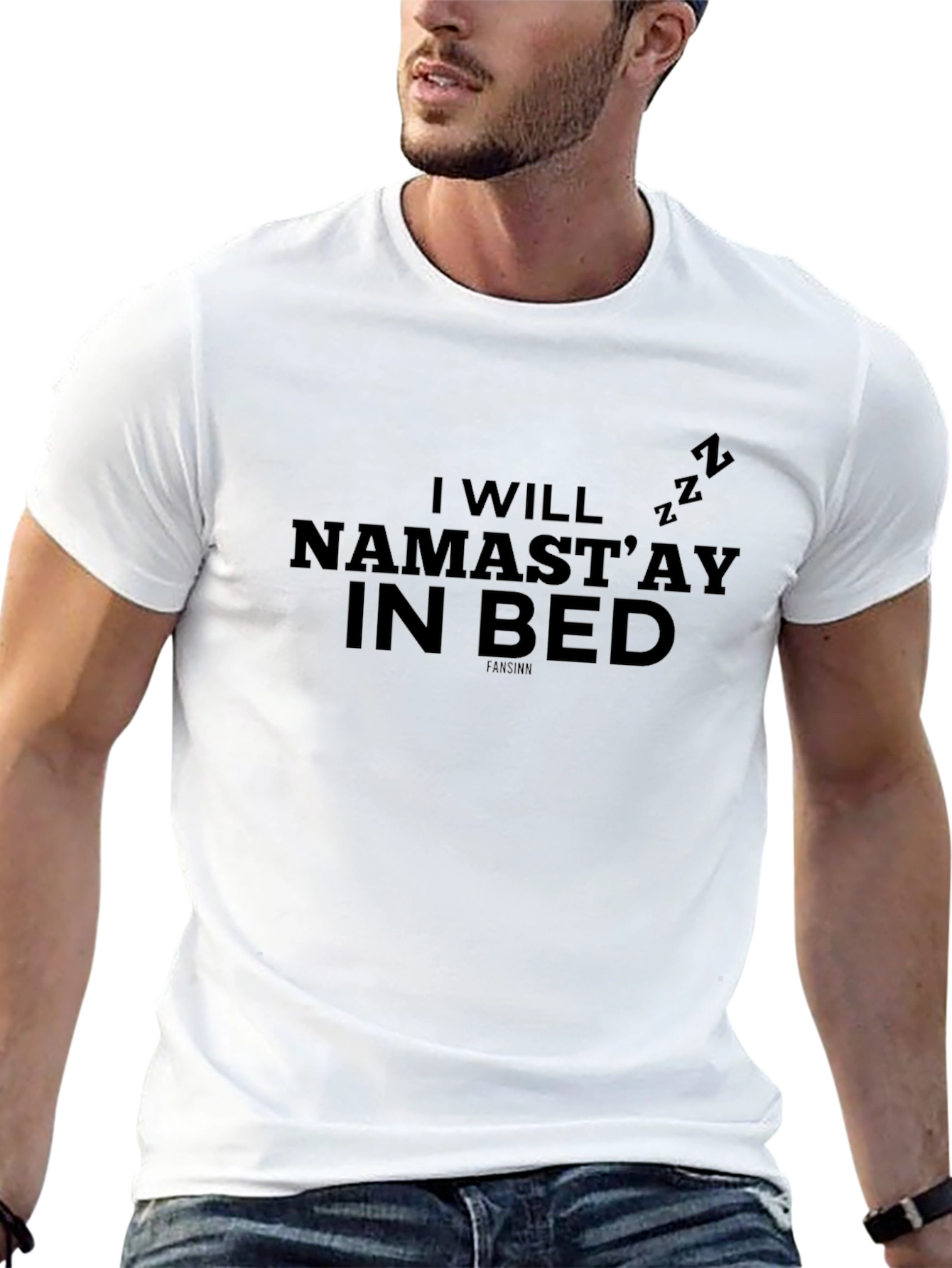 Namastay In Bed T-Shirt