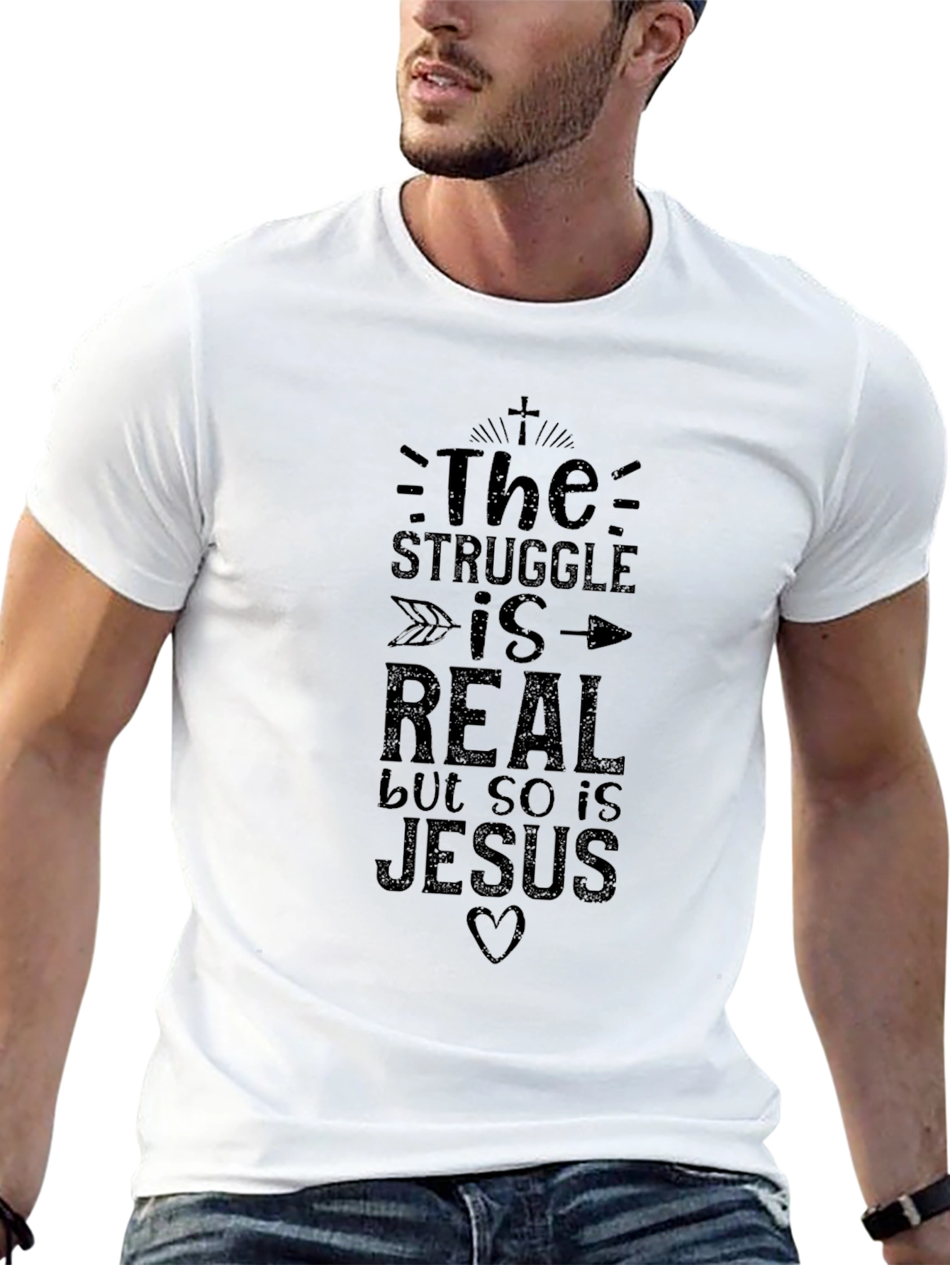 The Struggle Is Real Jesus T-Shirt