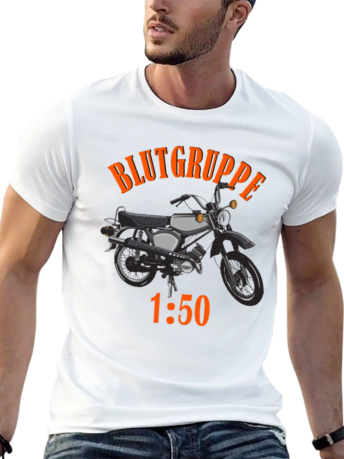 Blutgruppe 1:50 Motorcycle Graphic T-Shirt
