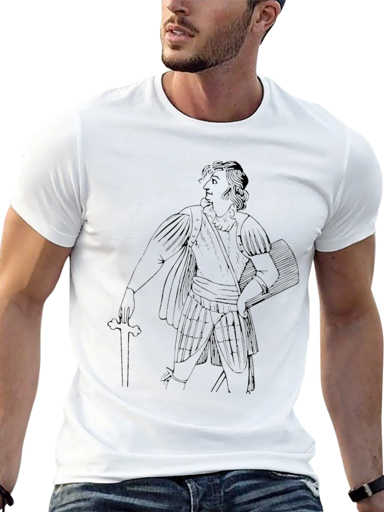Renaissance Man Graphic Tee - Black