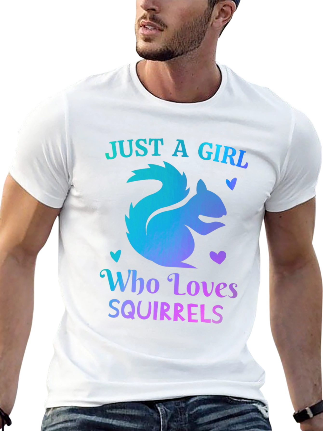 Girl Who Loves Squirrels T-Shirt