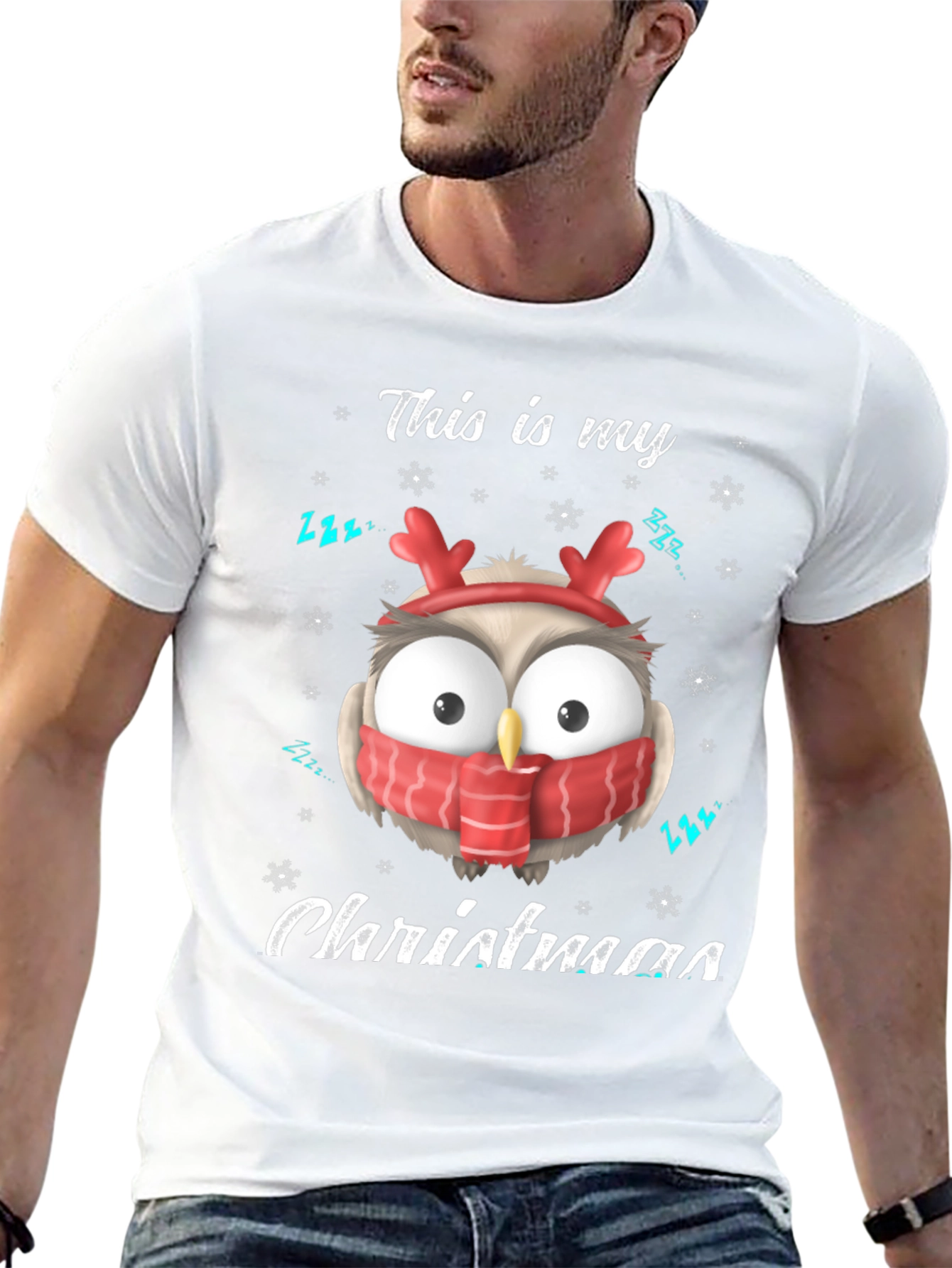 Funny Christmas Owl T-Shirt