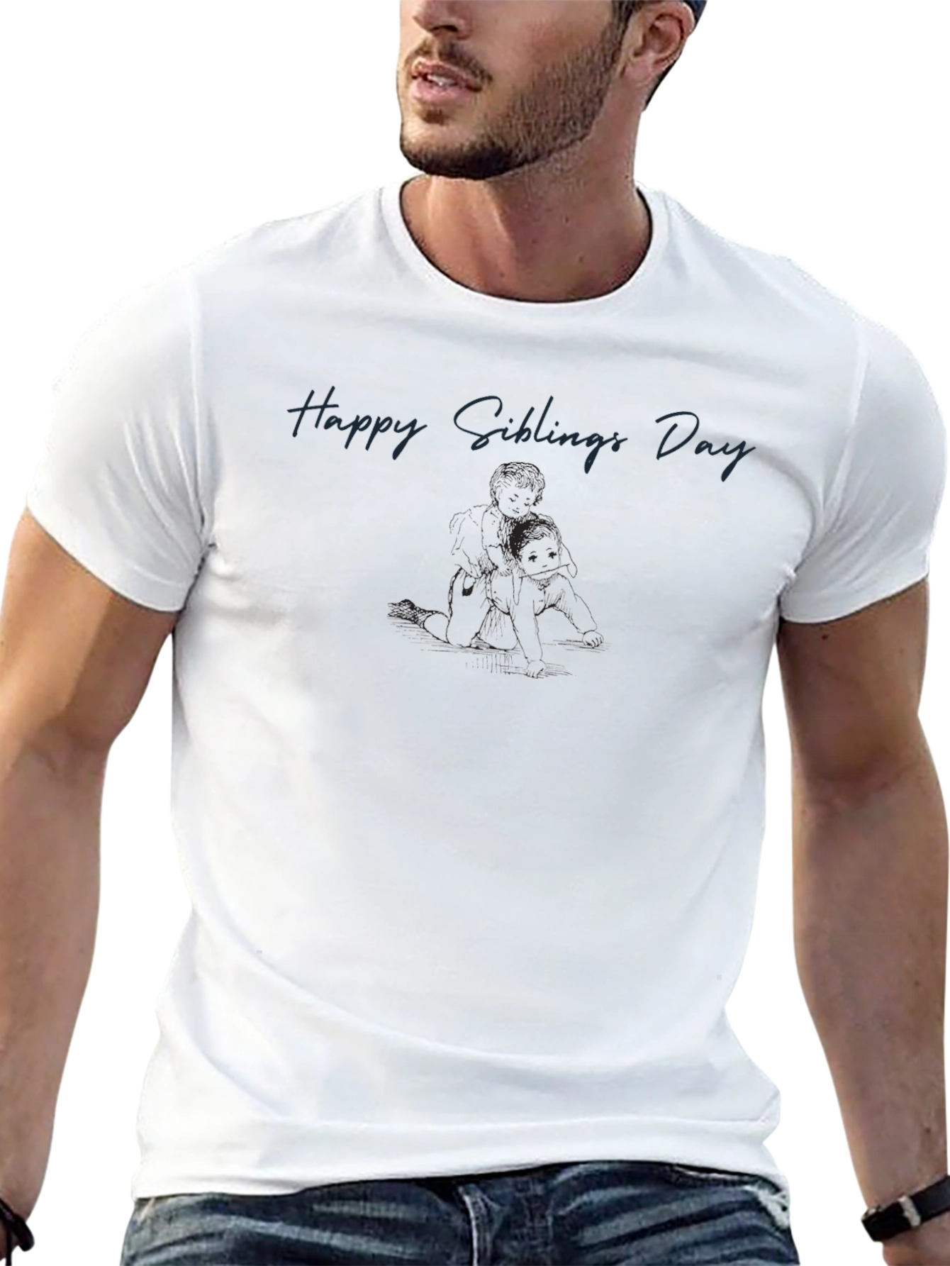 Happy Siblings Day Graphic Tee