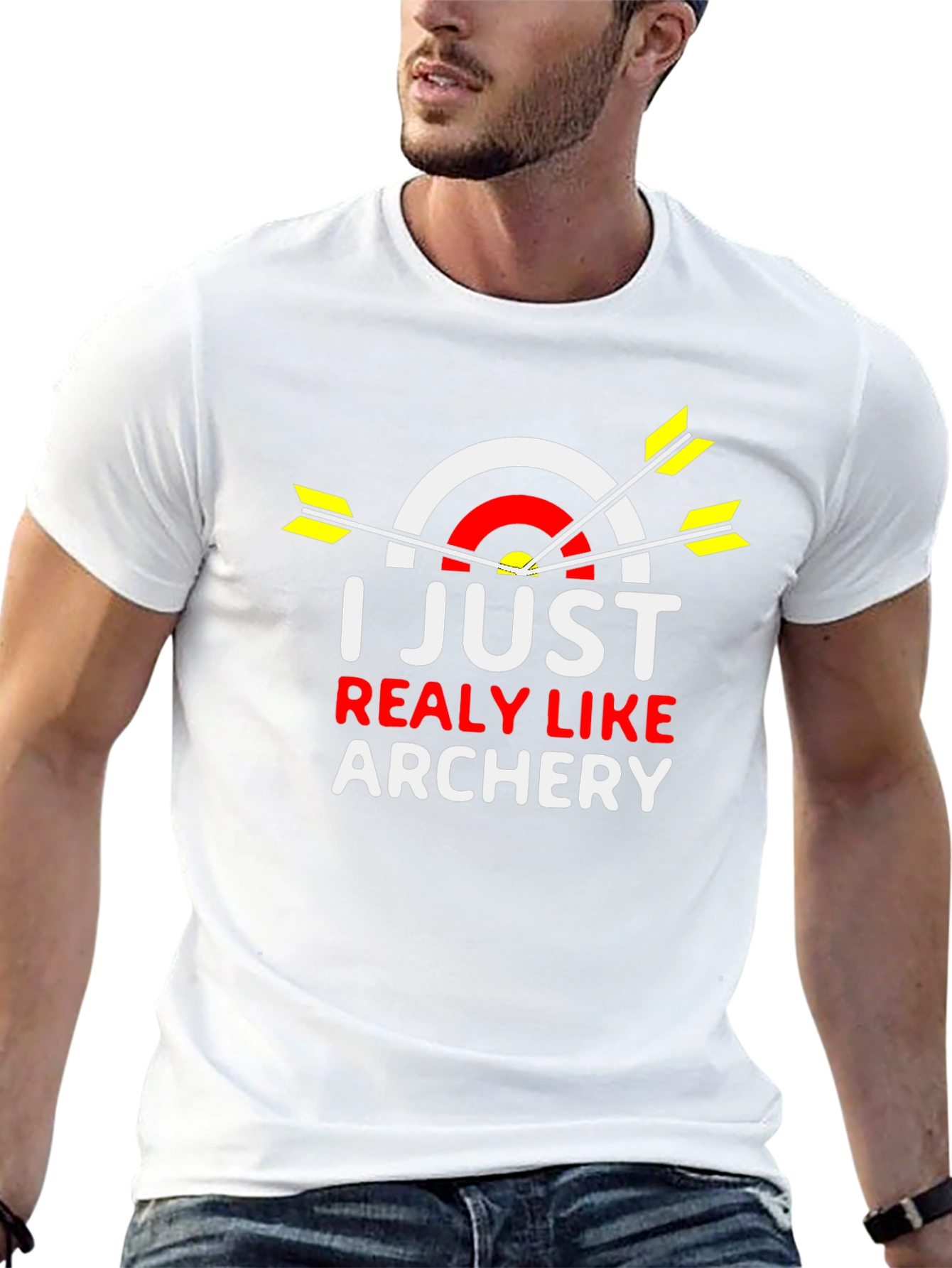 I Just Really Like Archery Black T-Shirt