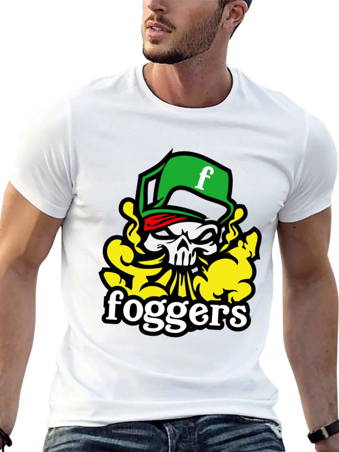 Foggers Skull Graphic Tee - Cool Streetwear Shirt