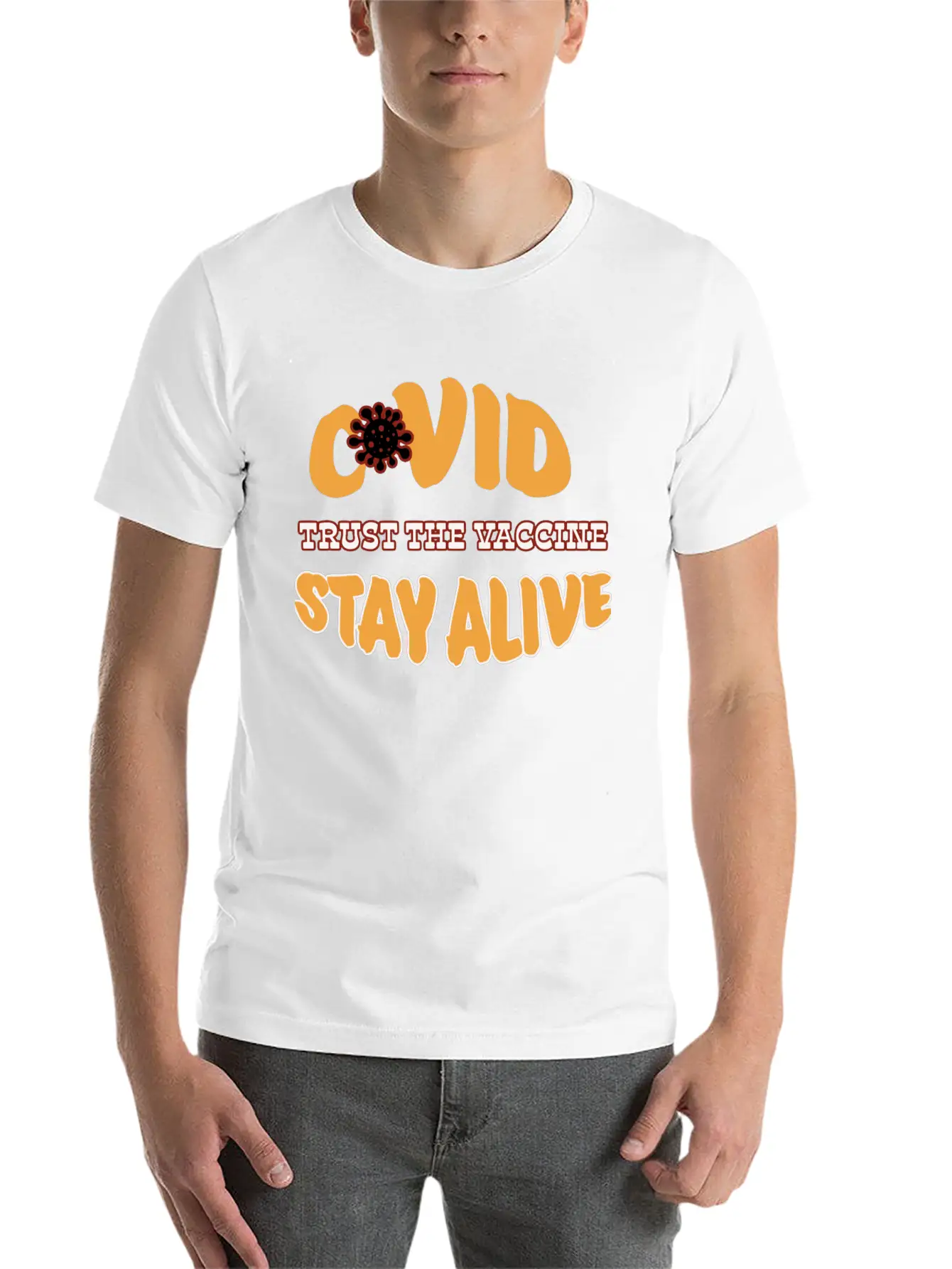 Covid Vaccination 1 Unisex Casual T-Shirt – Clean Design For Daily Comfort