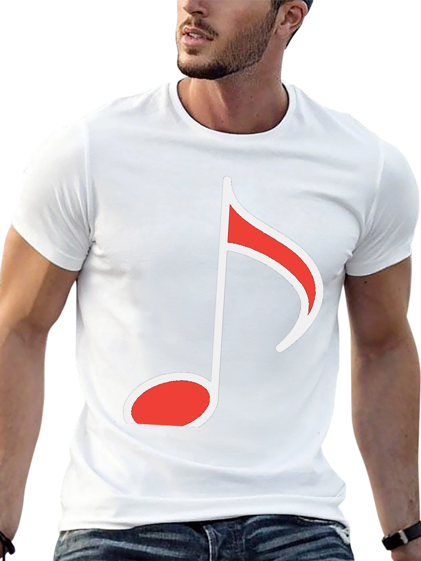 Musical Note Graphic Tee