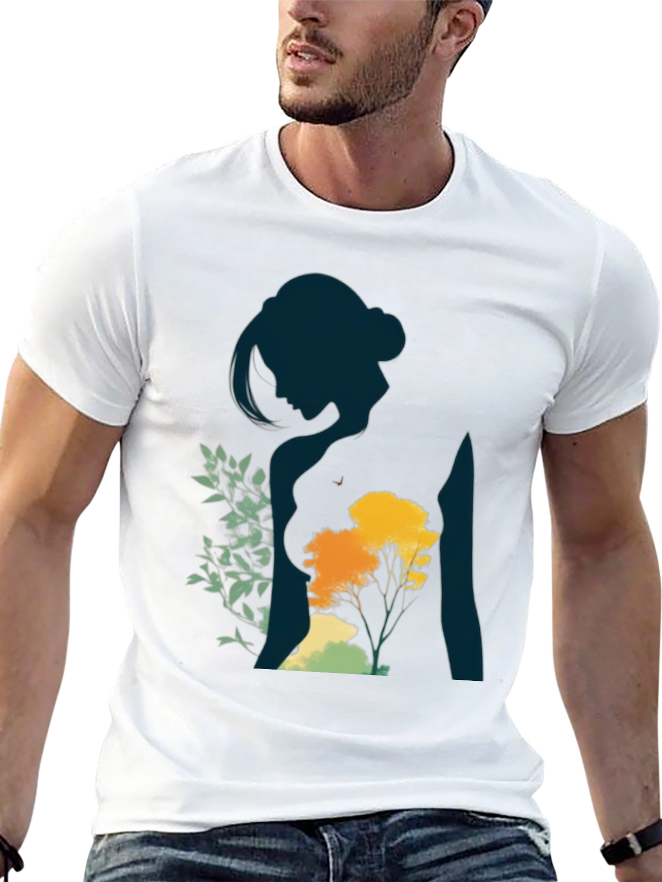Nature Silhouette Graphic Tee