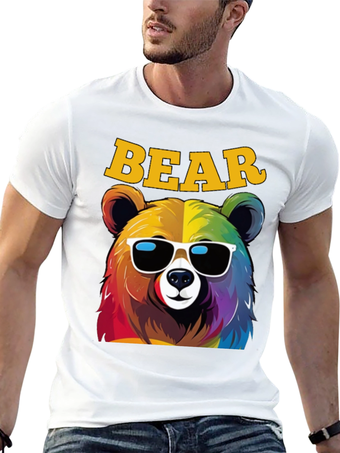 Rainbow Bear Graphic Tee