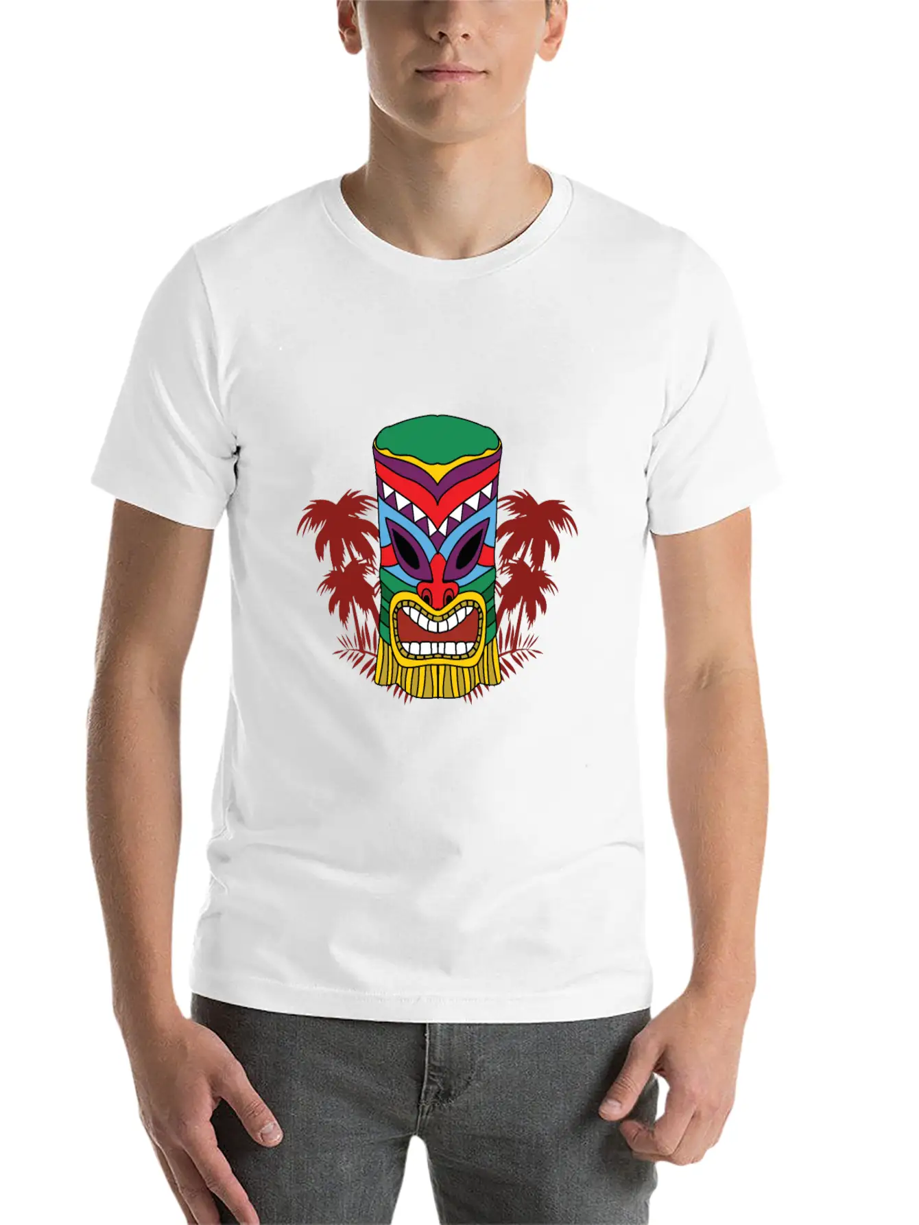 Deep Jungle Unisex Casual T-Shirt – Clean Design For Daily Comfort