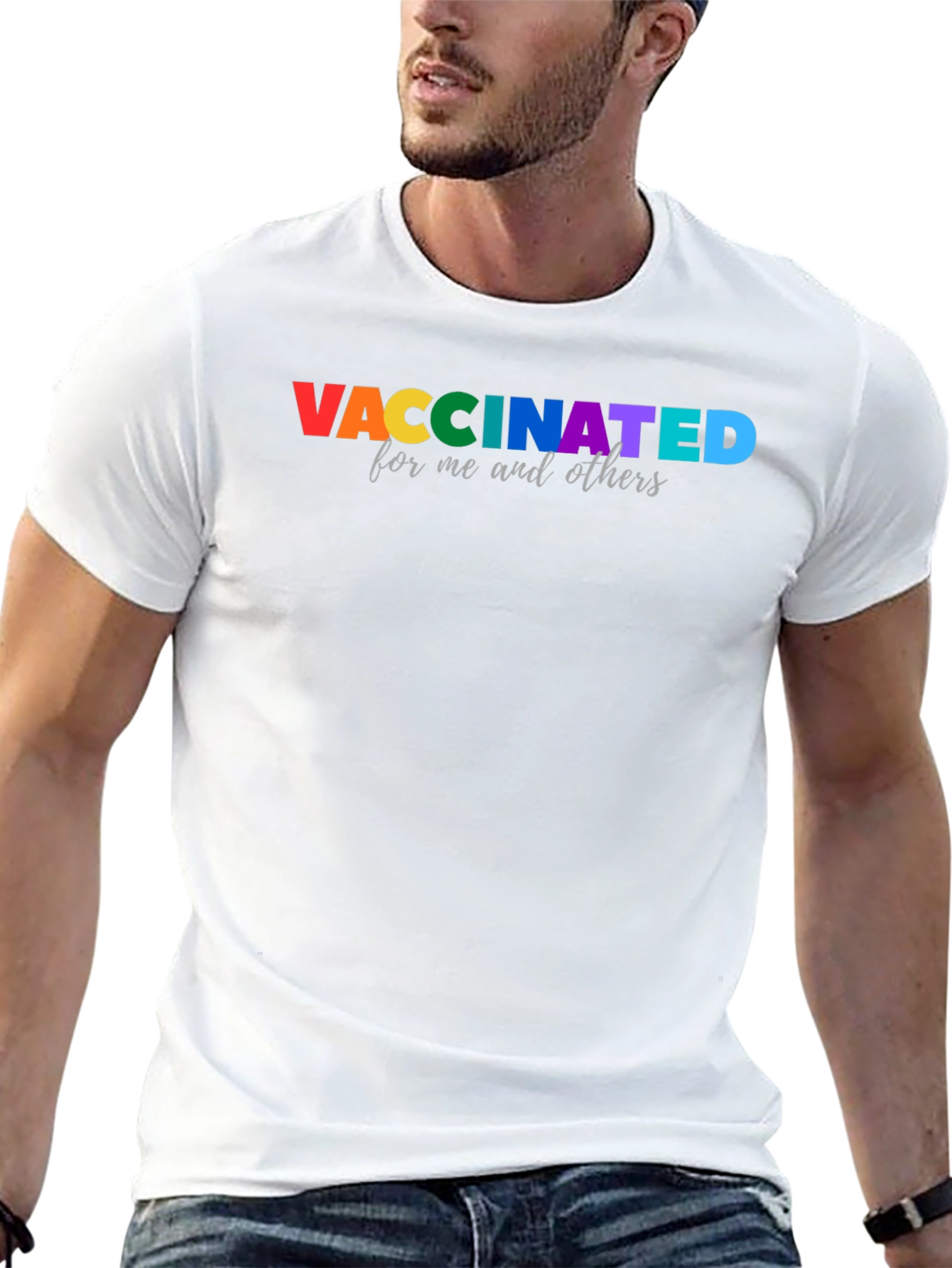 Vaccinated Pride T-Shirt - For Me and Others