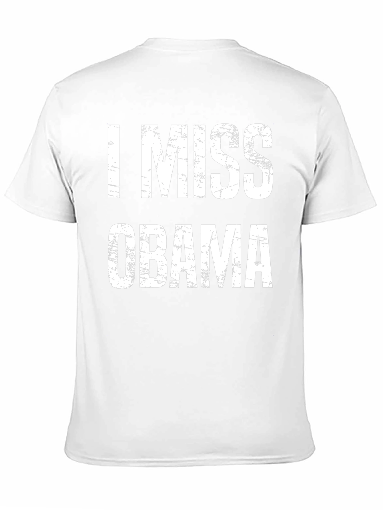 I Miss Obama Graphic T-Shirt - Black Cotton Tee