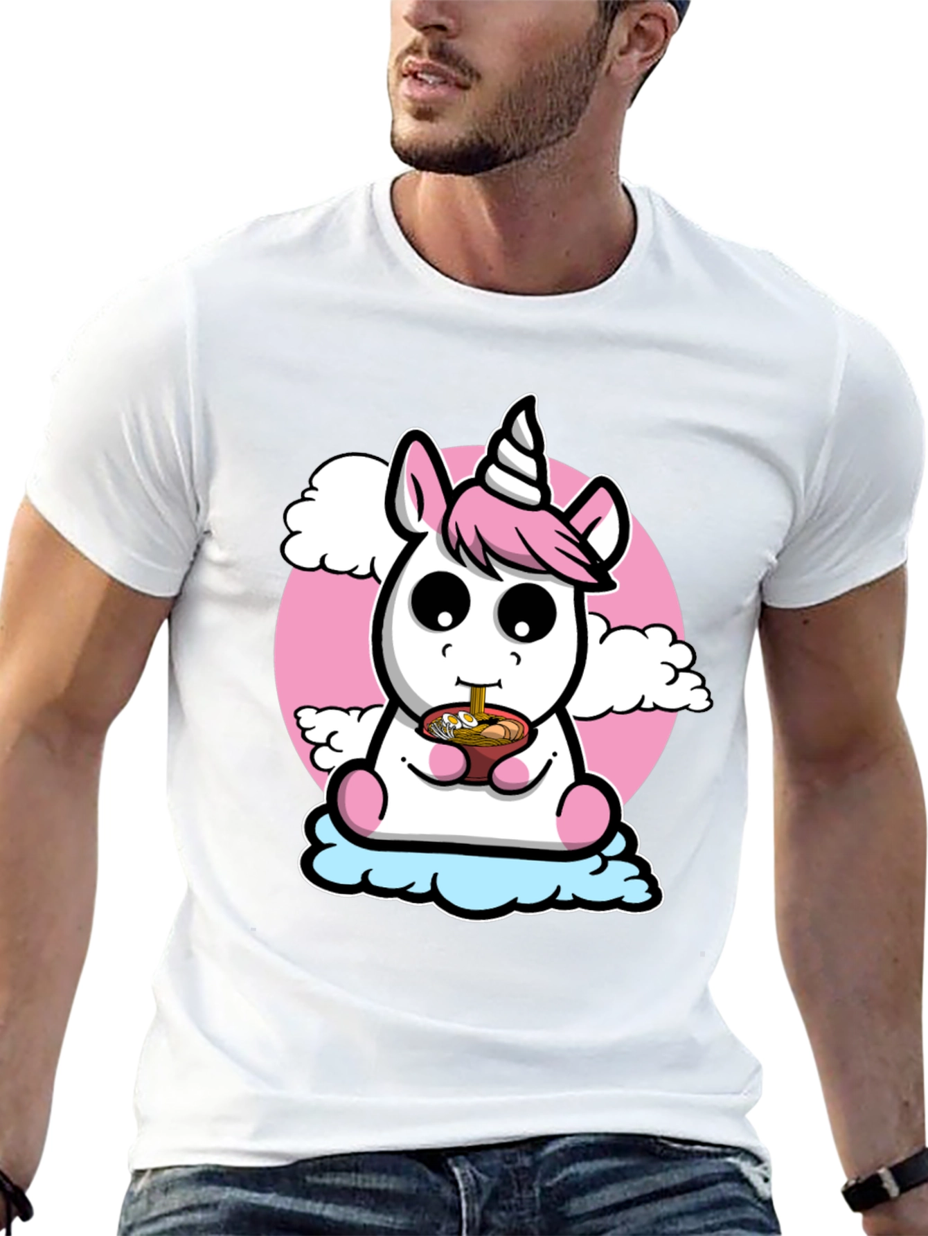 Unicorn Ramen Kawaii T-Shirt