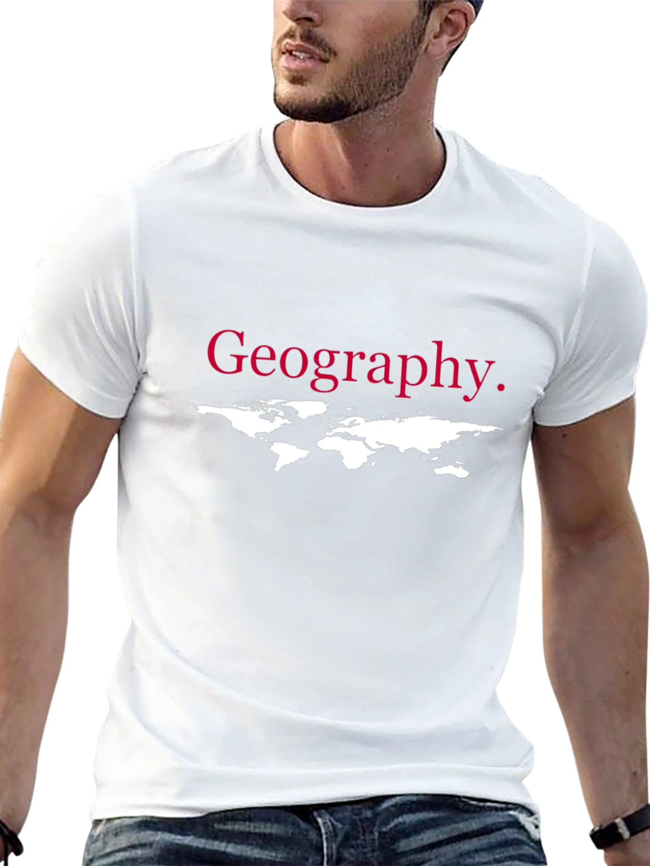 Geography T-Shirt - World Map Design