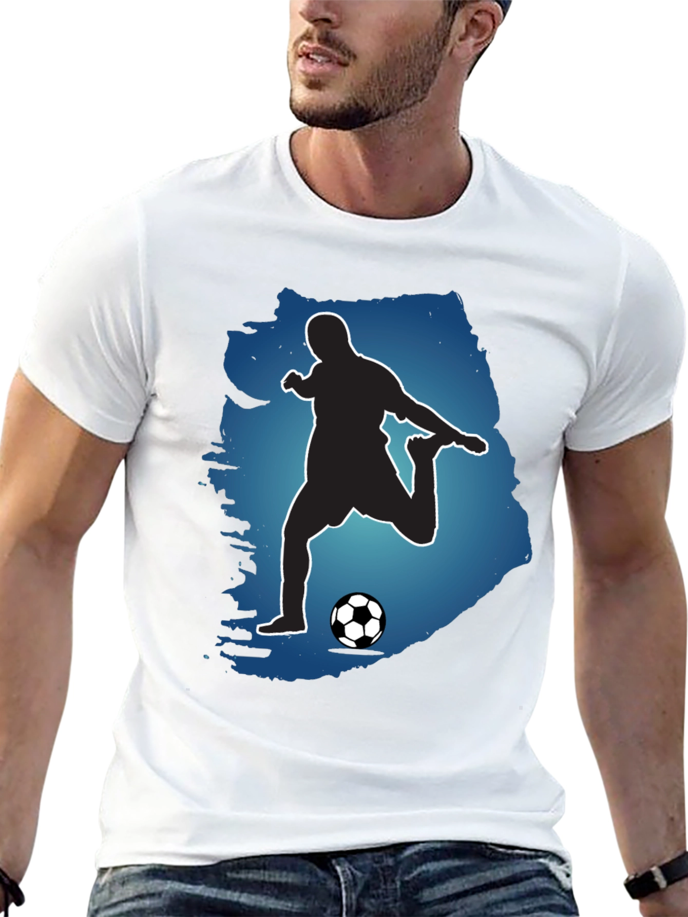 Soccer Player Graphic Tee