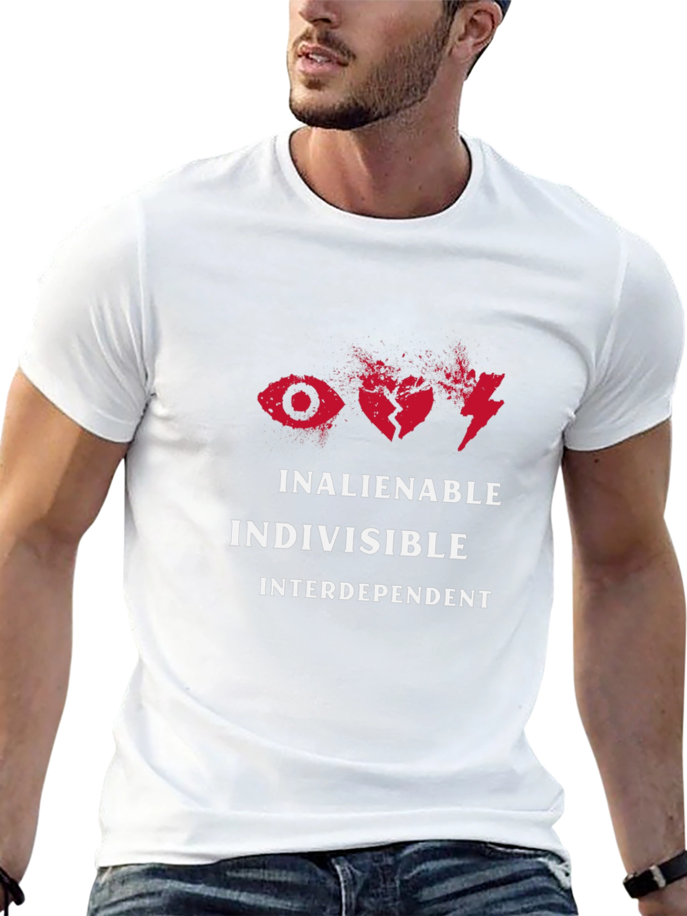 Inalienable Indivisible Interdependent Graphic Tee