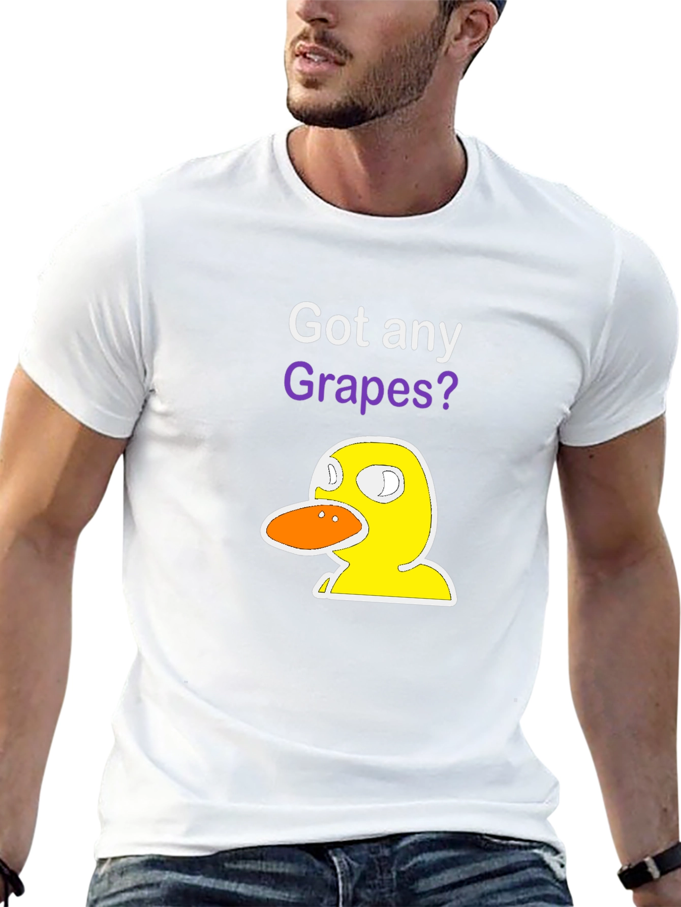 Got Any Grapes? Duck T-Shirt - Funny Graphic Tee