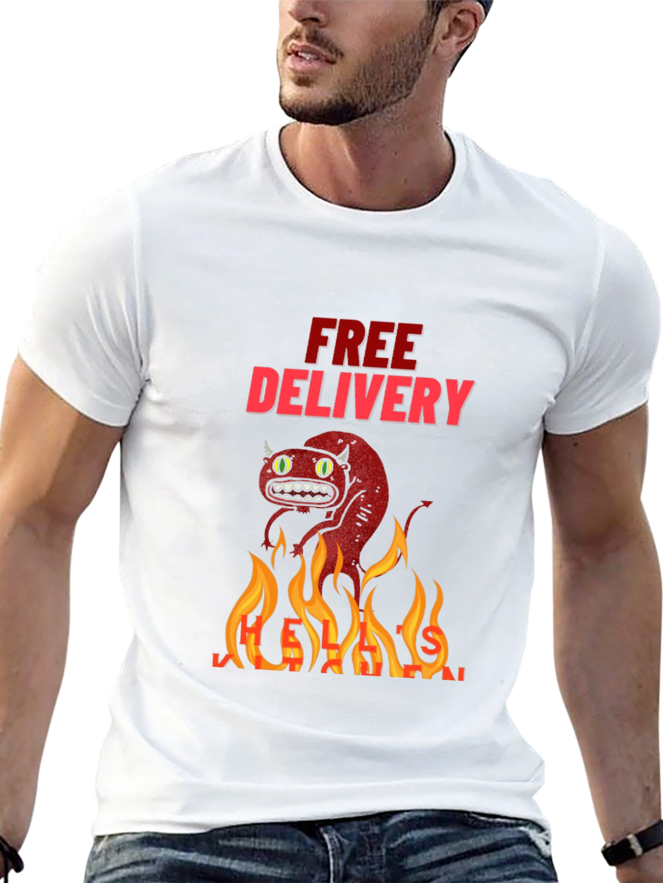 Fiery Free Delivery Tee