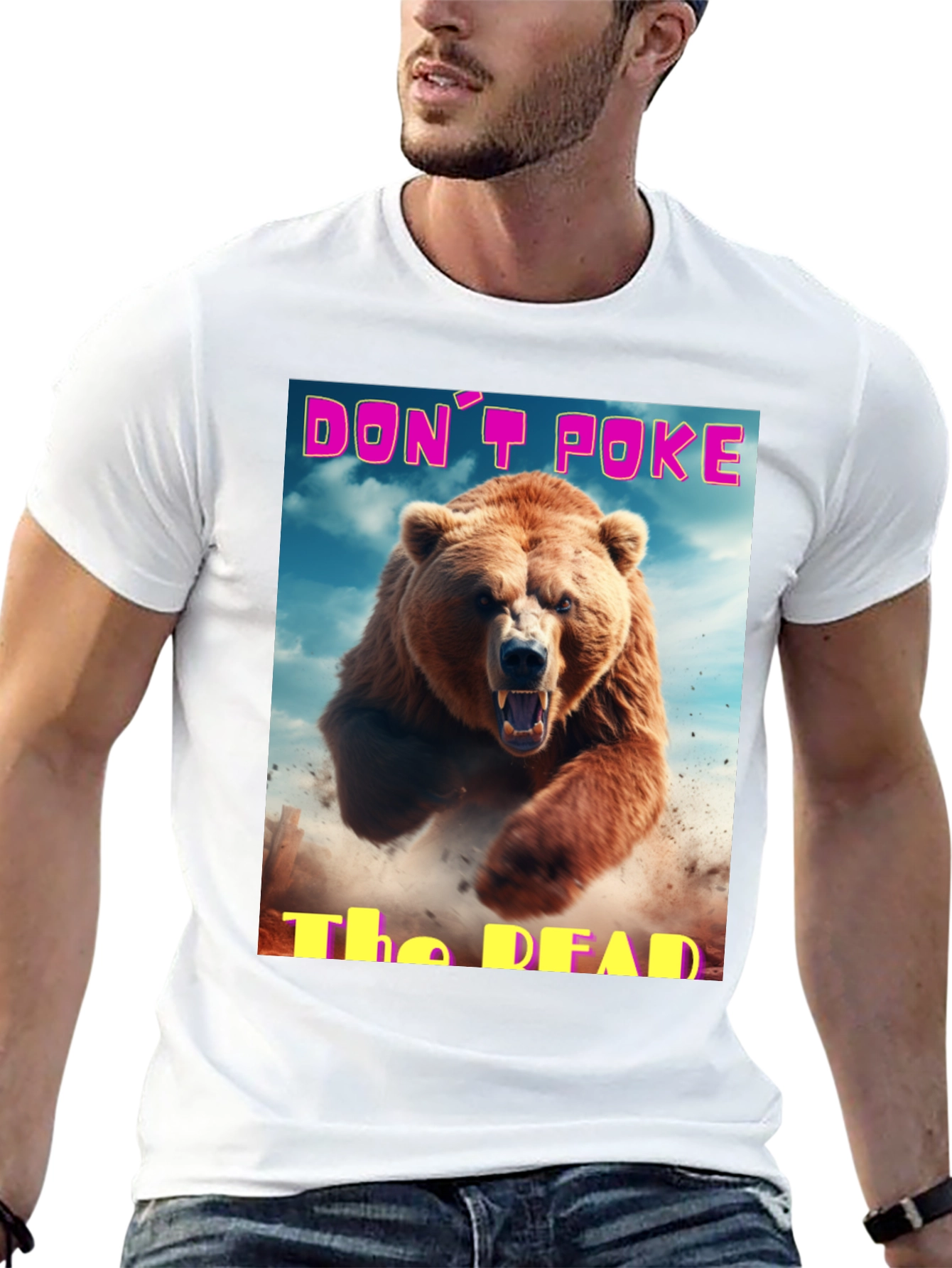 Dont Poke The Dead Bear Graphic Tee