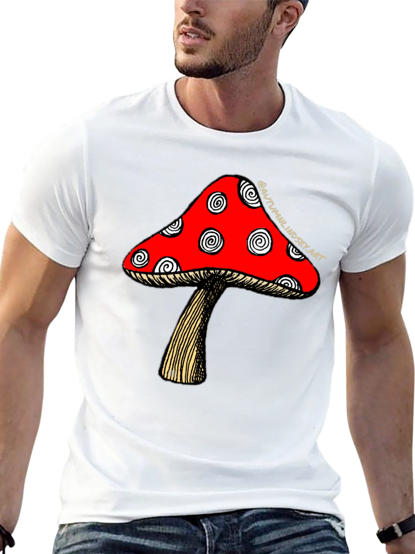 Mushroom Graphic Tee - Funky Casual Style