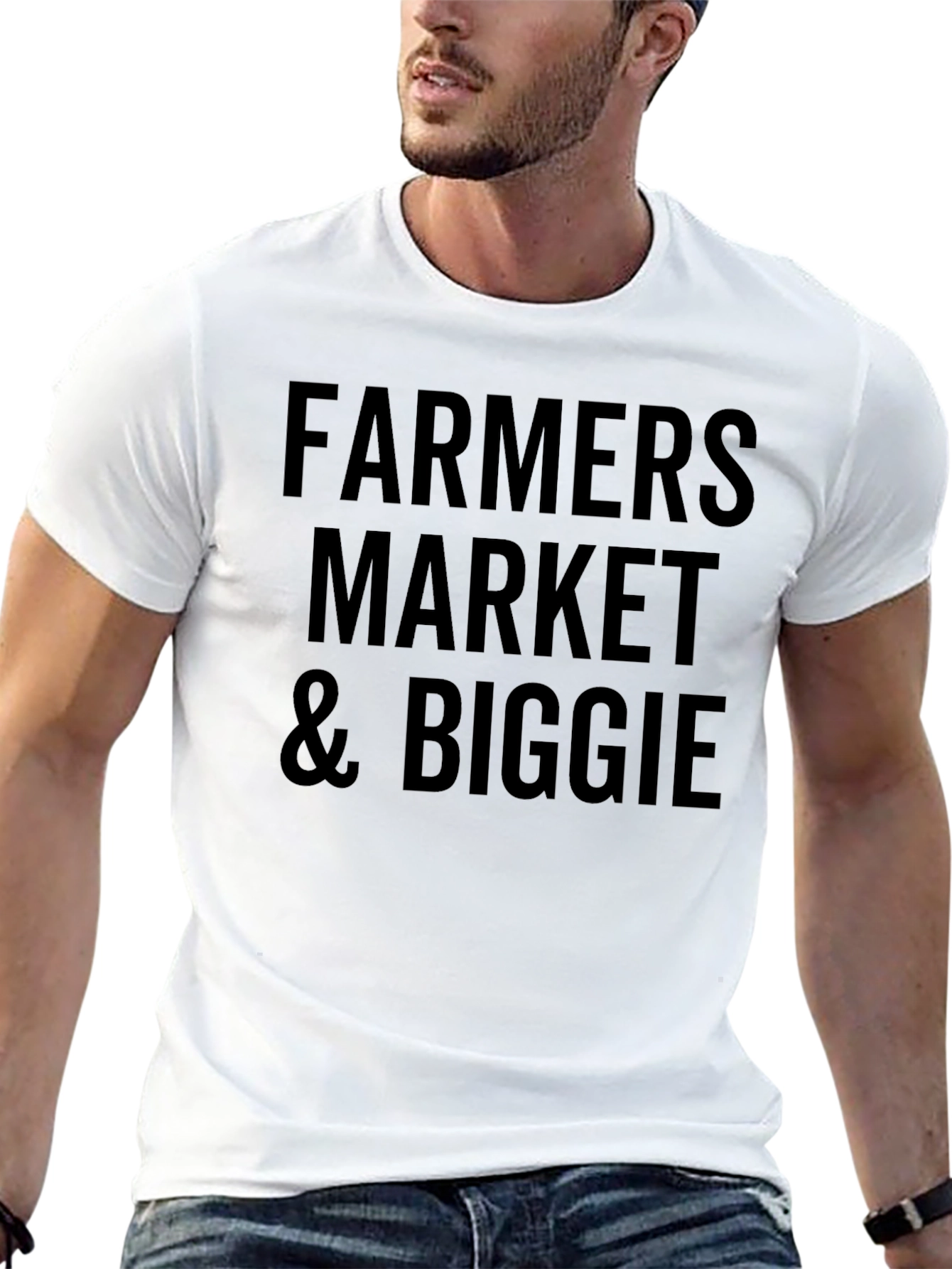 Farmers Market & Biggie T-Shirt - Black