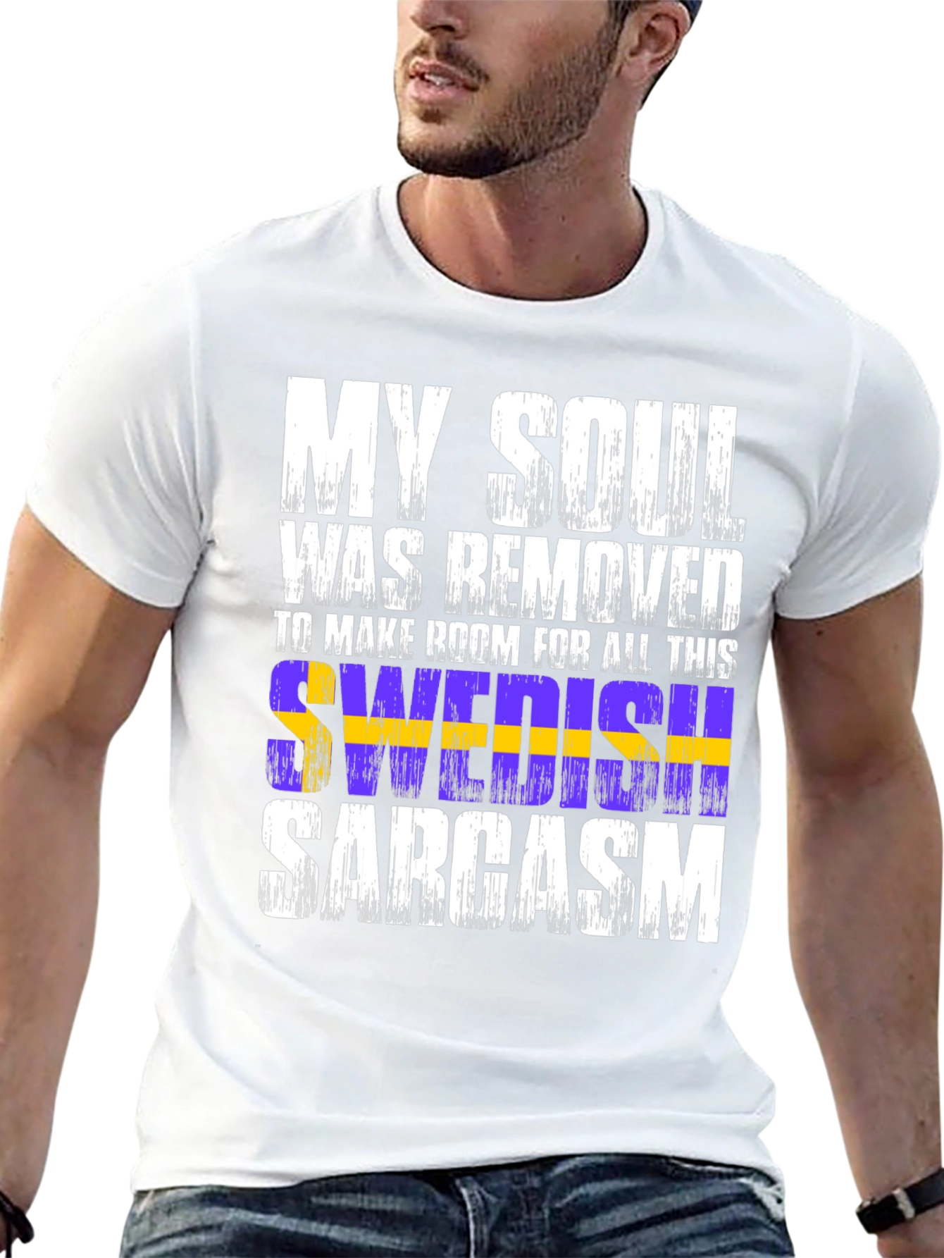 Swedish Sarcasm T-Shirt Funny Graphic Tee