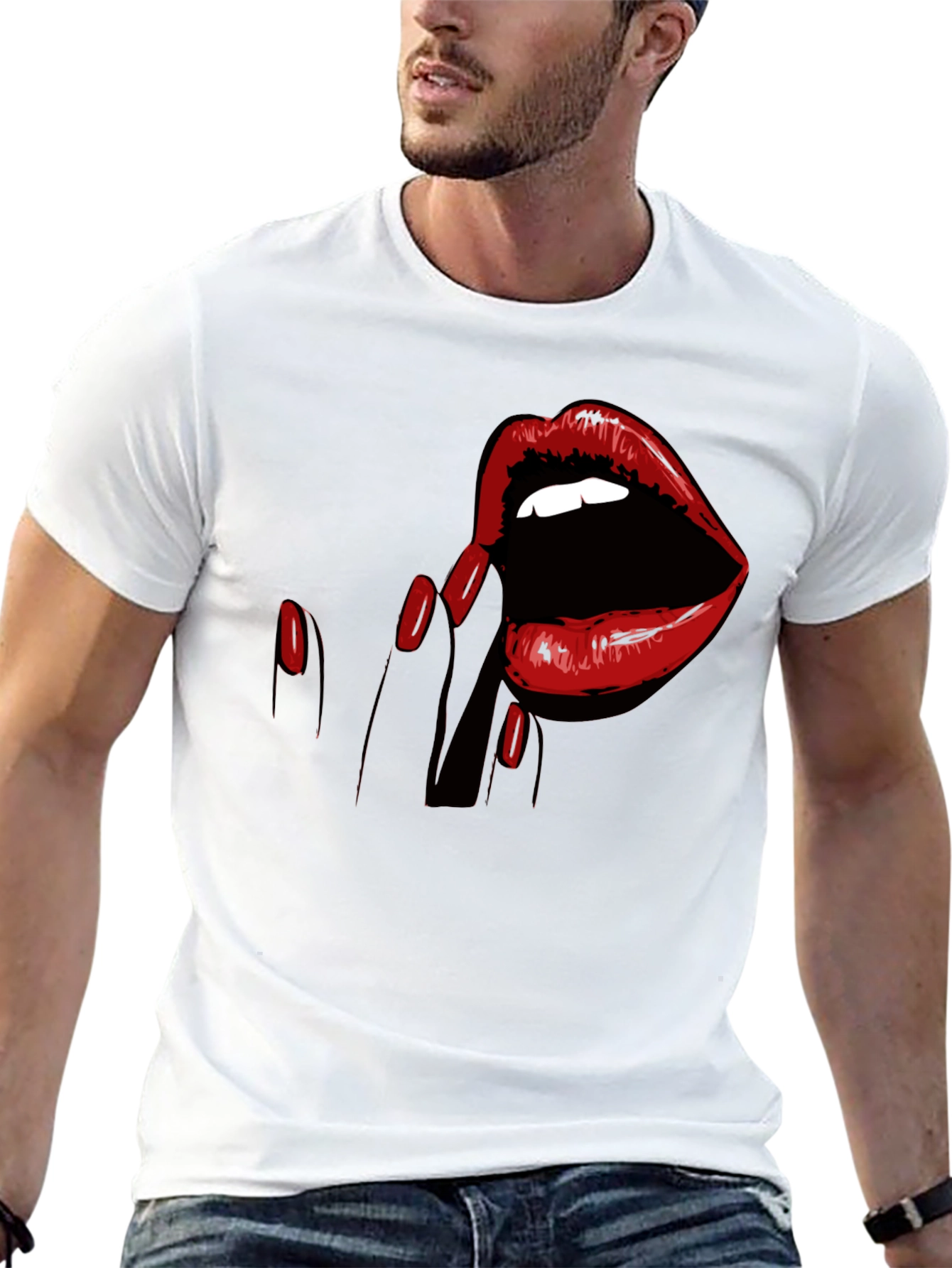 Lip Service Graphic Tee - Bold & Edgy Style