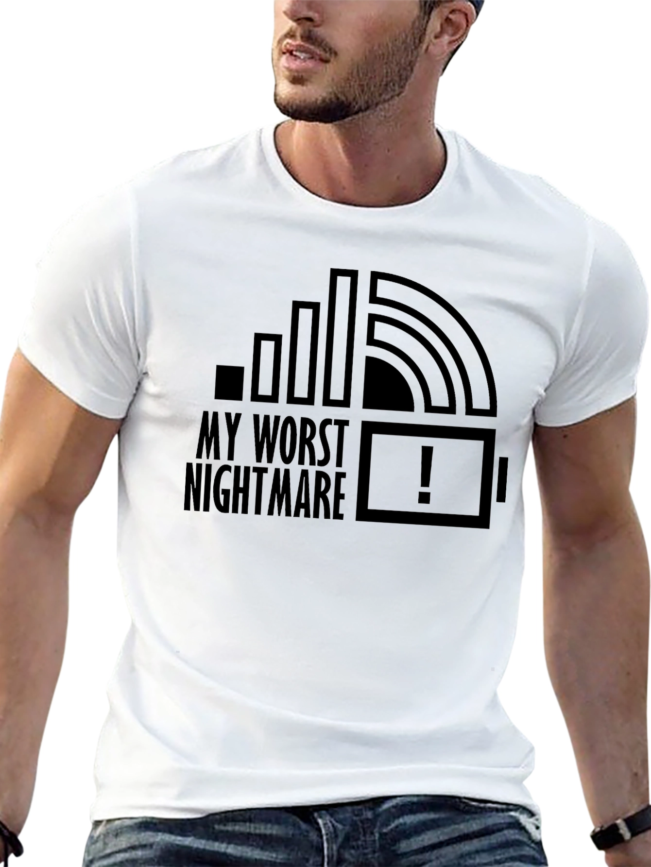 My Worst Nightmare Low Battery No Signal T-Shirt