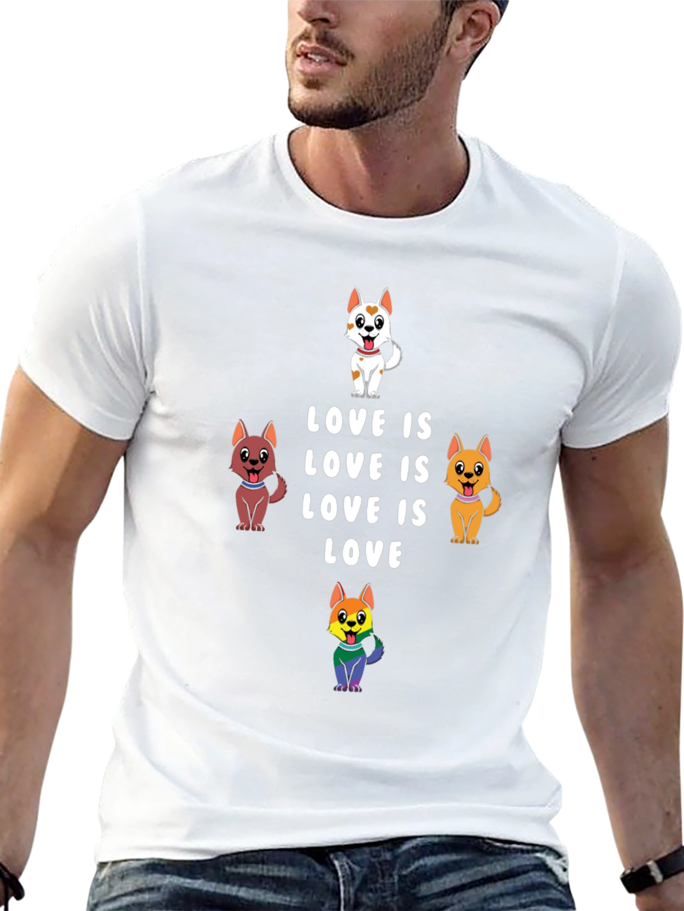 Love Is Love Dog T-Shirt