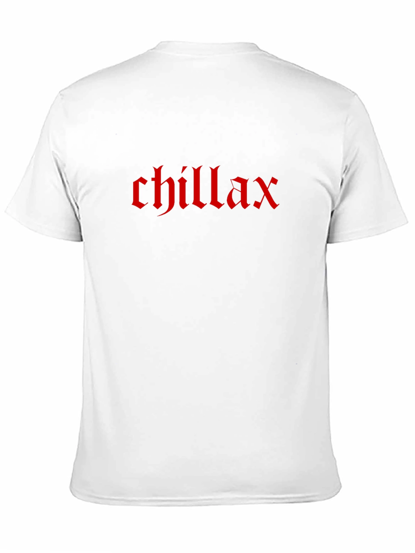 Chillax Black Graphic Tee