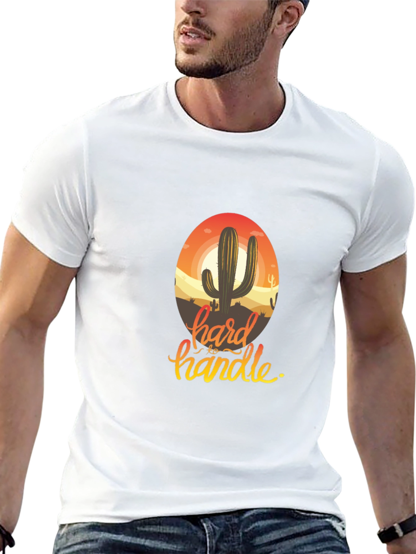 Hard to Handle Desert Cactus Graphic Tee