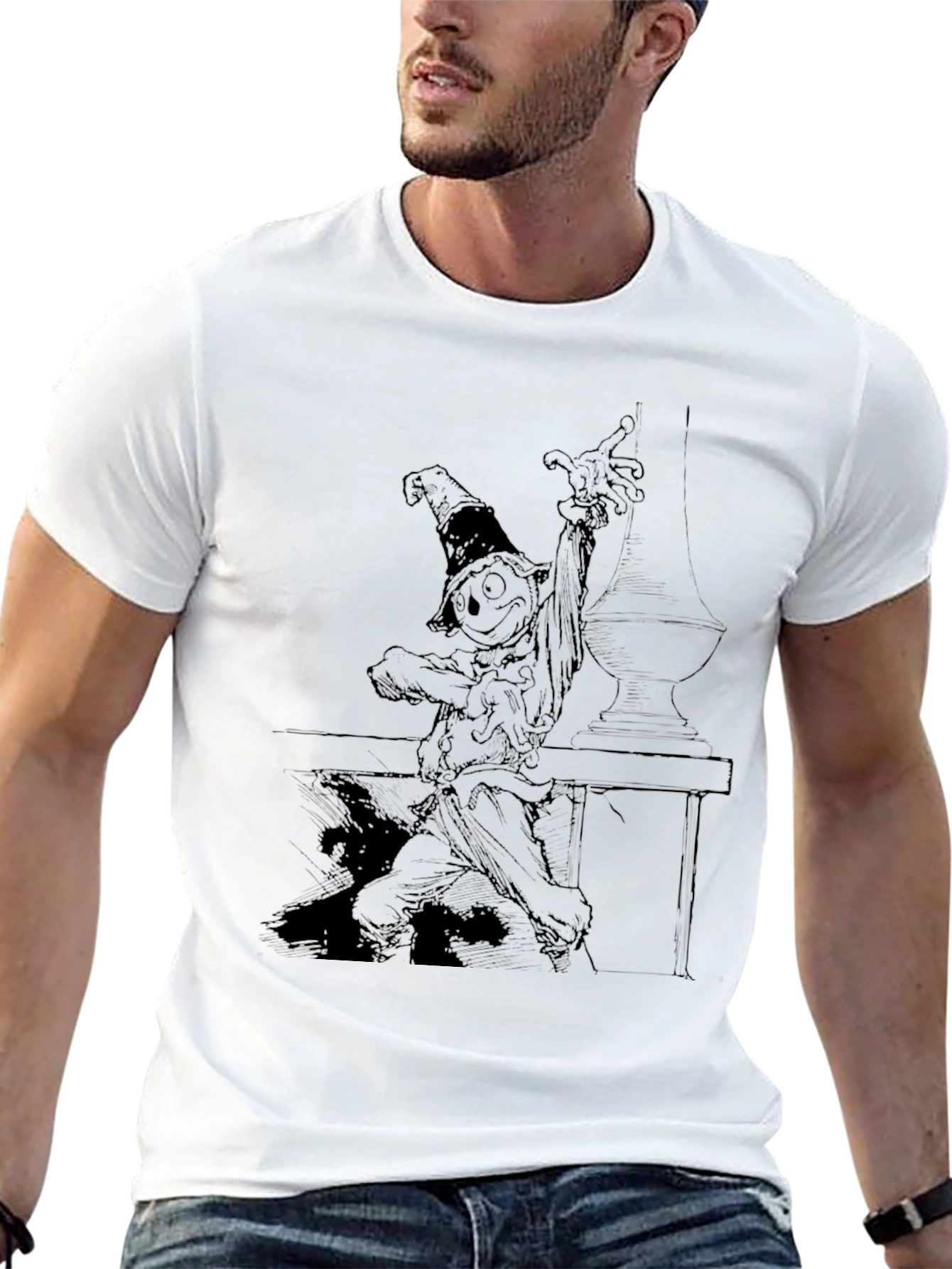 Wizard of Oz Scarecrow Graphic Tee