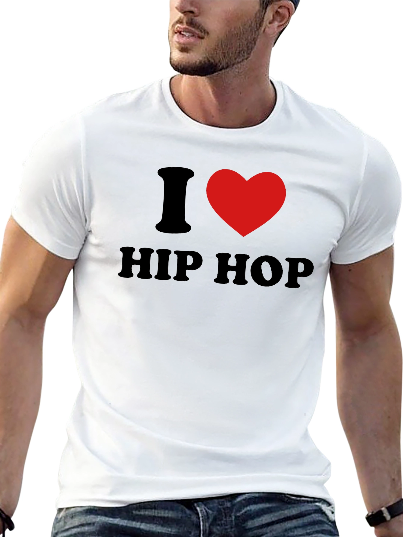 I Love Hip Hop Graphic T-Shirt